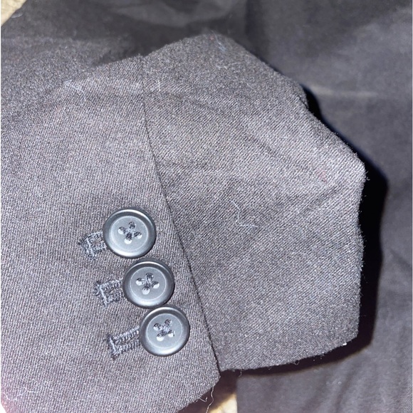 Loulou Flannel Black Blazer (Banana Republic Factory) - Picture 5 of 8